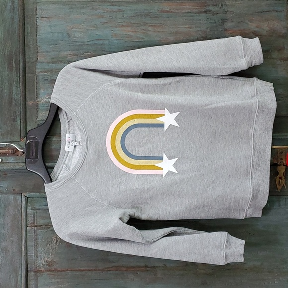 Wildfox Kids - Littlefox Rainbow Stars Sommers Sweater Heather, Size XL, NWT - Picture 3 of 8